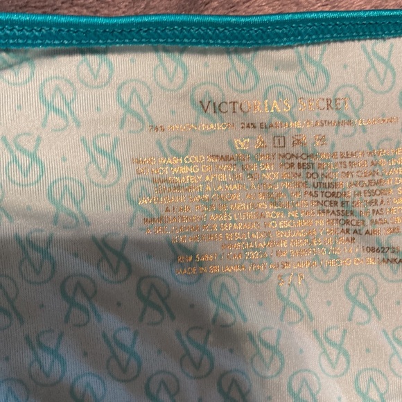 BUNDLE DISCOUNTS! Teal Victoria’s Secret Bikini - top 34DD - bottom Small - Picture 4 of 9